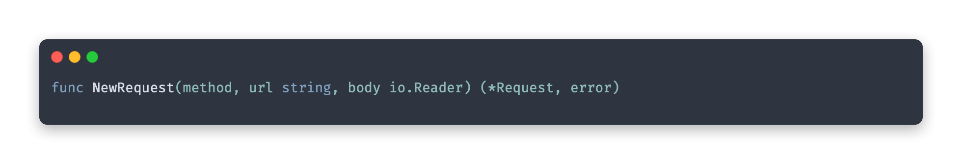 request function